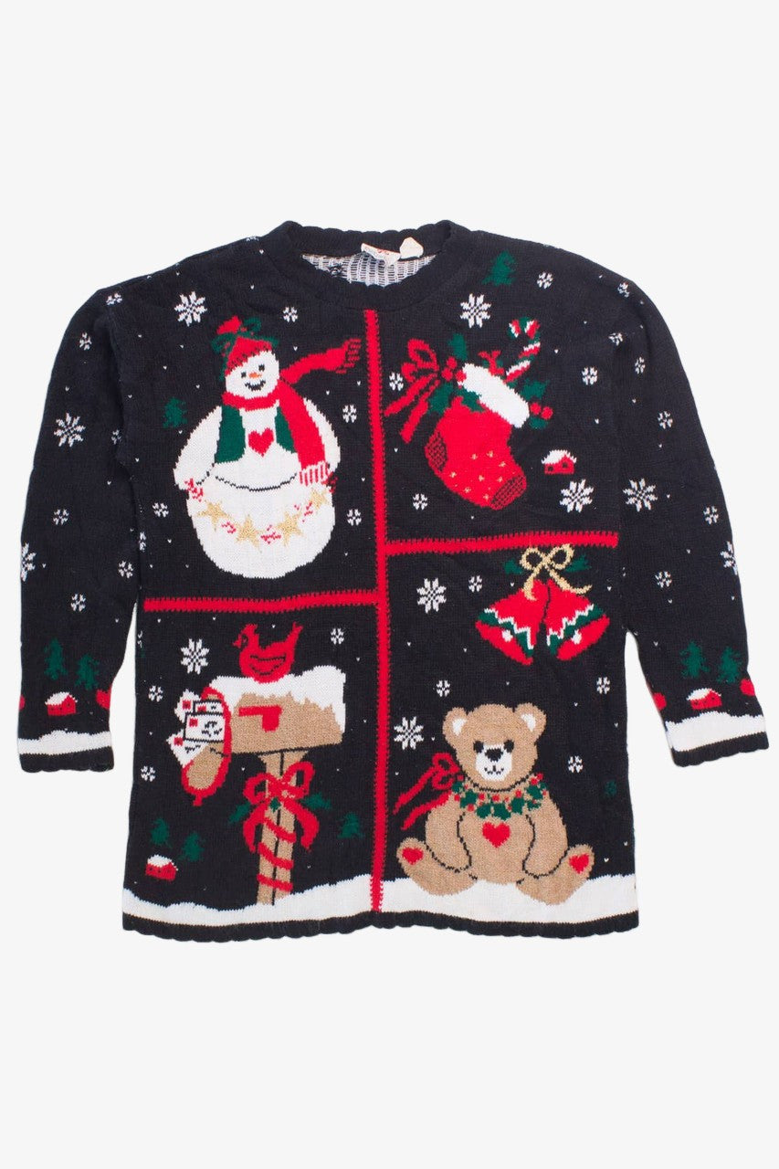 Black Ugly Christmas Pullover 58050