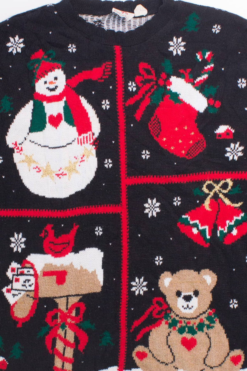 Black Ugly Christmas Pullover 58050