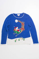 Blue Ugly Christmas Pullover 58052