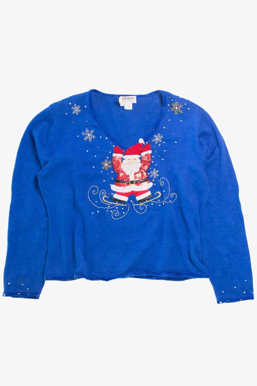 Blue Ugly Christmas Pullover 58055