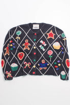 Black Ugly Christmas Cardigan 58073