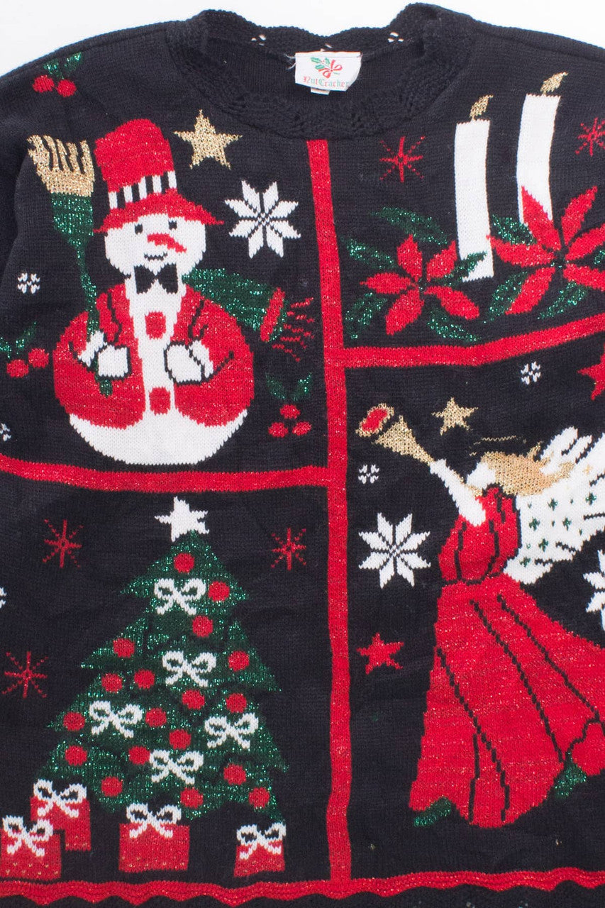 Black Ugly Christmas Pullover 58101