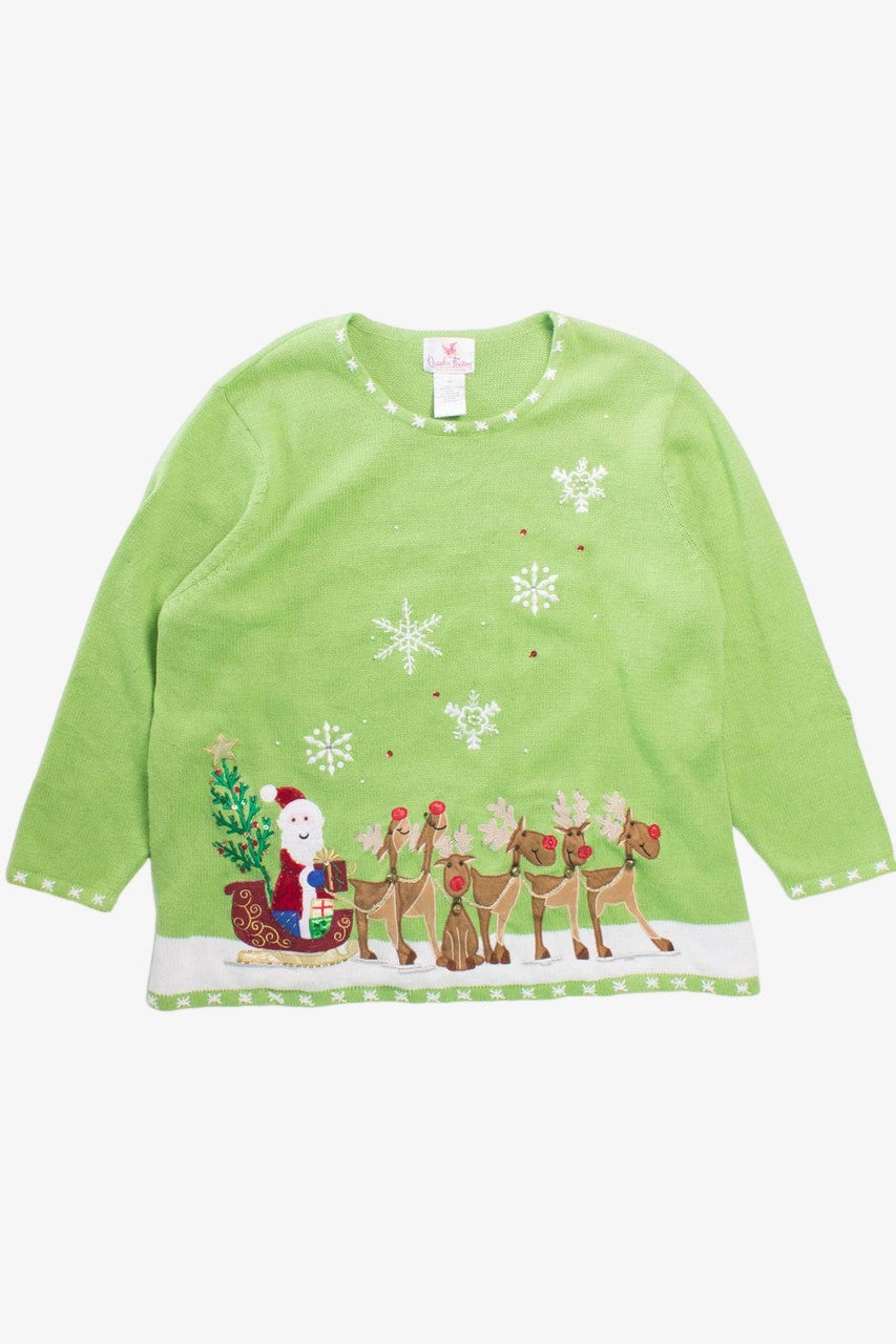 Green Ugly Christmas Pullover 58108