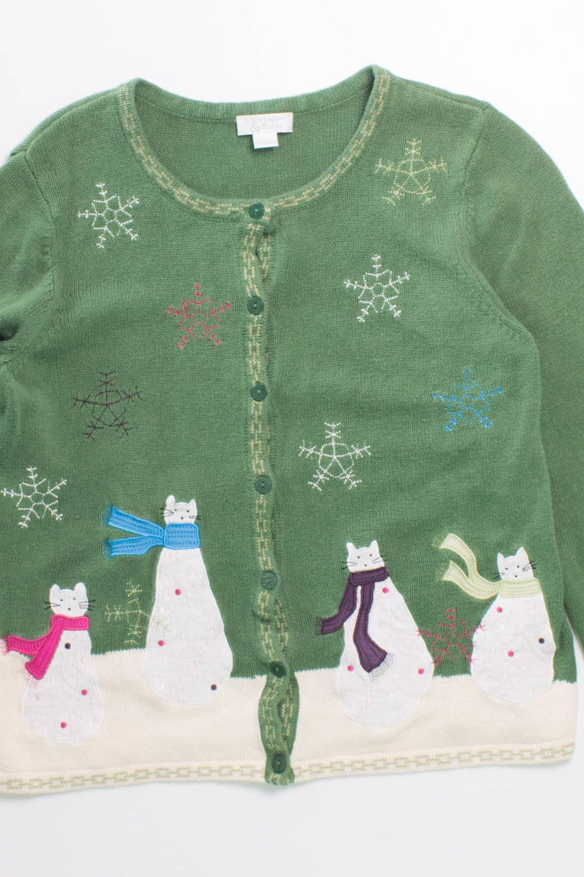 Green Ugly Christmas Cardigan 58125
