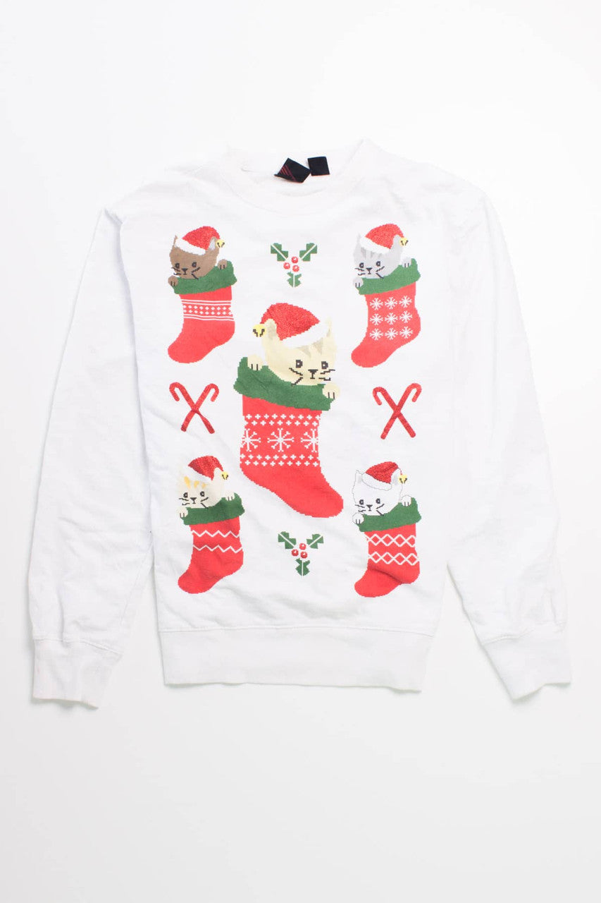 White Ugly Christmas Sweatshirt 58146