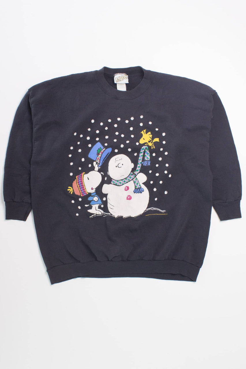 Charlie Brown Snowman Vintage Sweatshirt