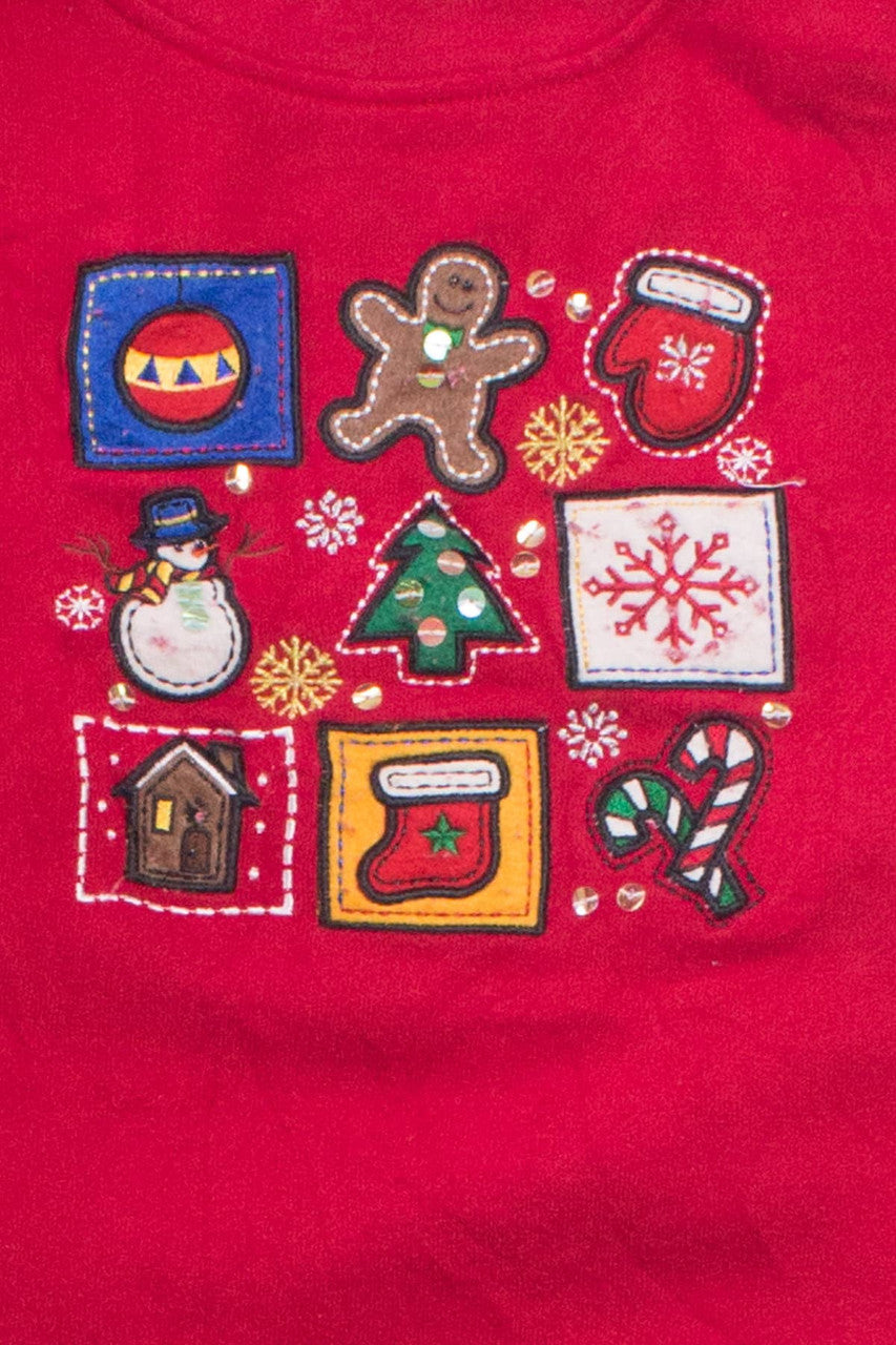 Red Ugly Christmas Sweatshirt 58247