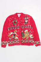 Red Ugly Christmas Cardigan 58304