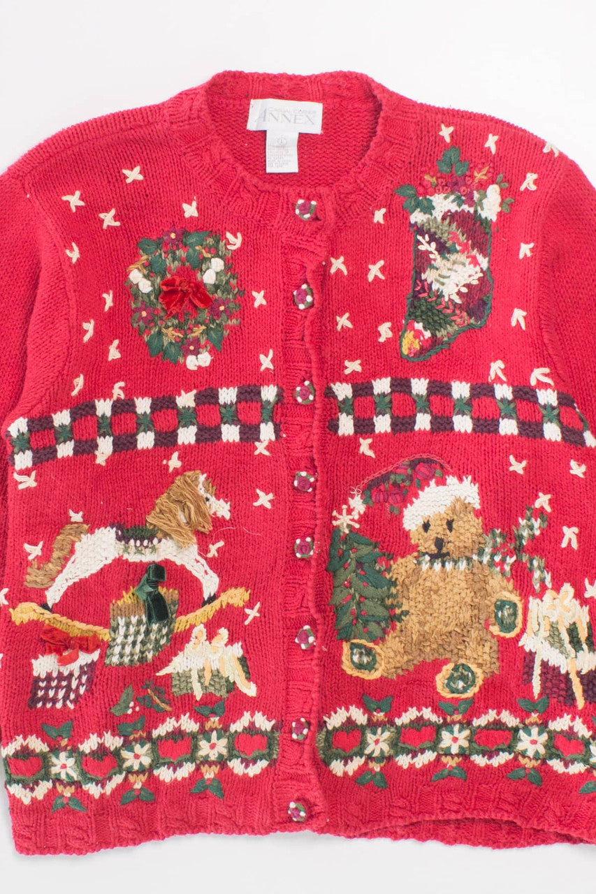Red Ugly Christmas Cardigan 58304