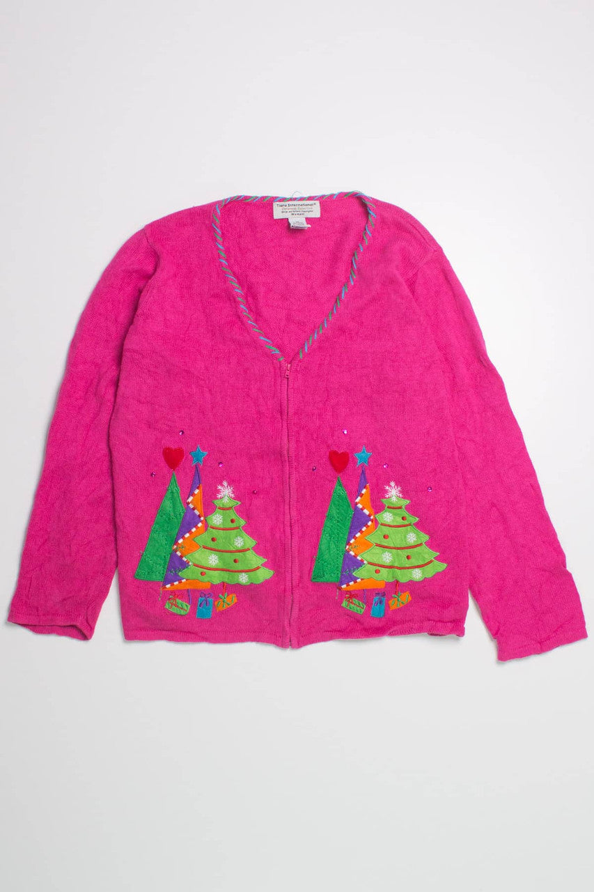 Pink Ugly Christmas Cardigan 58332