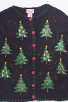 Black Ugly Christmas Cardigan 58360