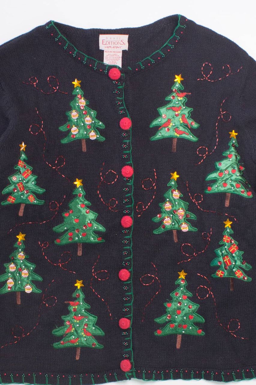 Black Ugly Christmas Cardigan 58360