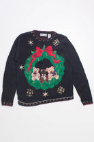 Black Ugly Christmas Pullover 58365