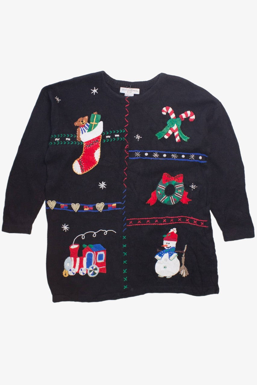 Black Ugly Christmas Pullover 58375