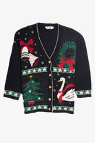 Black Ugly Christmas Cardigan 58382