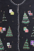 Black Ugly Christmas Cardigan 58385