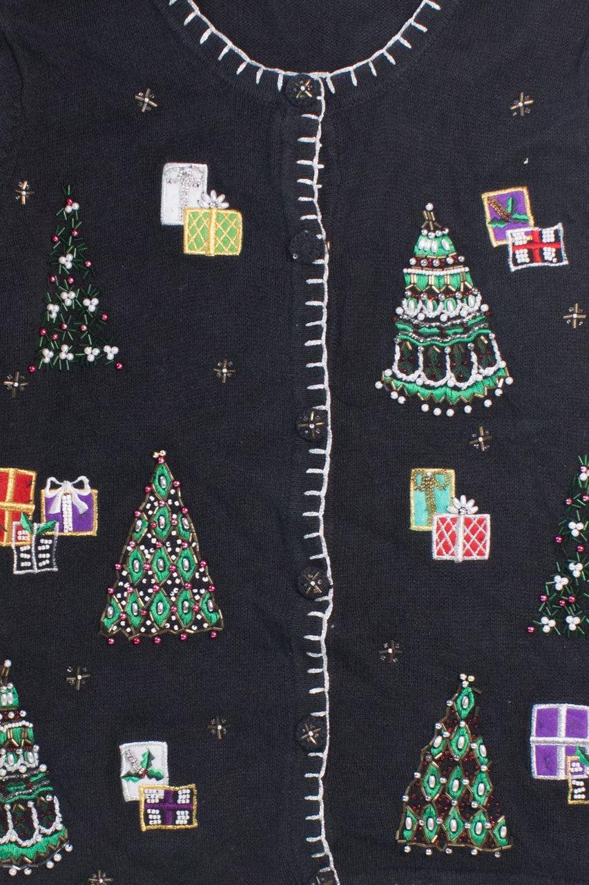 Black Ugly Christmas Cardigan 58385