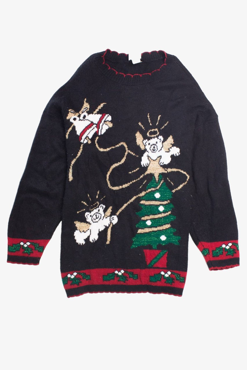 Black Ugly Christmas Pullover 58396