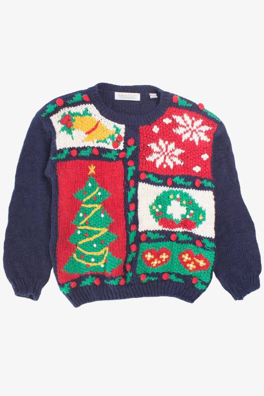 Blue Ugly Christmas Pullover 58422