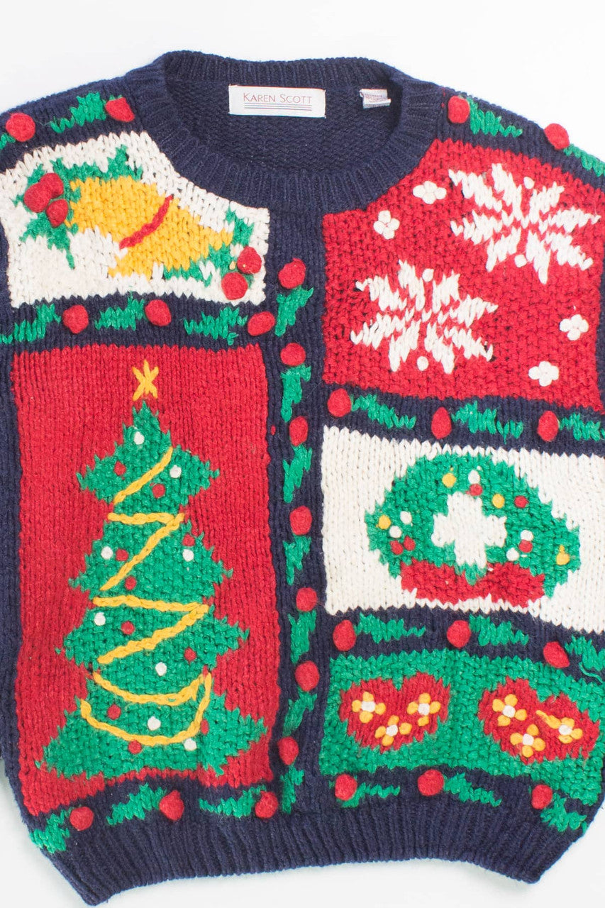 Blue Ugly Christmas Pullover 58422