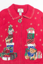 Red Ugly Christmas Cardigan 58429