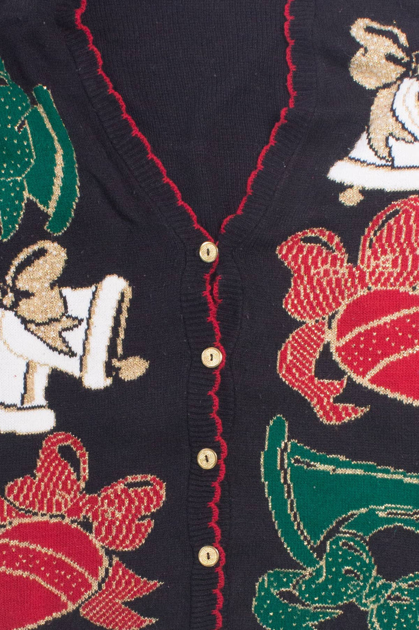 Black Ugly Christmas Cardigan 58443