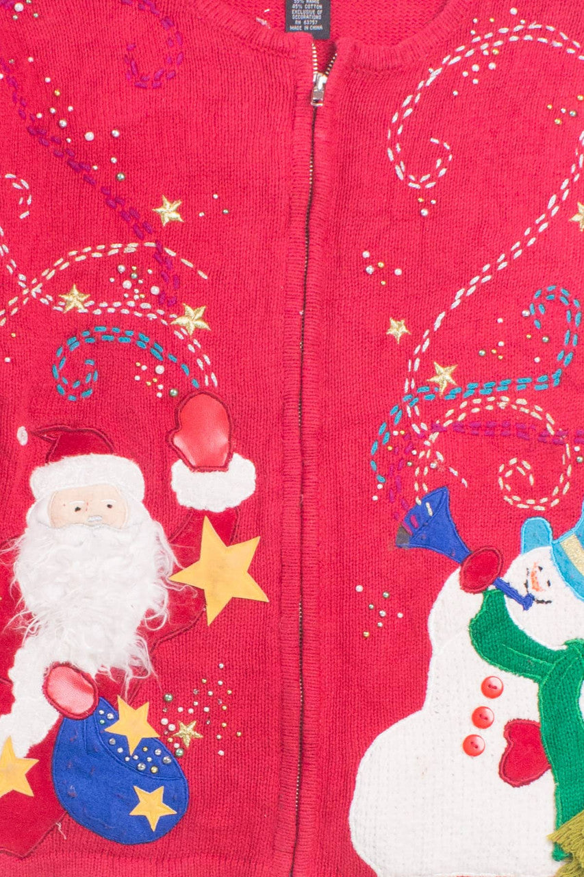 Red Ugly Christmas Cardigan 58453