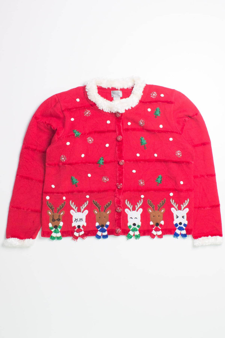Red Ugly Christmas Cardigan 58473