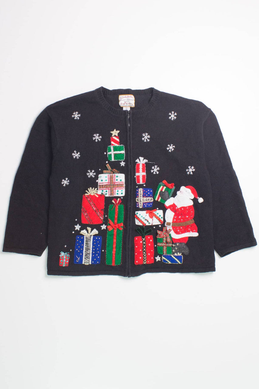 Black Ugly Christmas Cardigan 58481