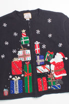 Black Ugly Christmas Cardigan 58481