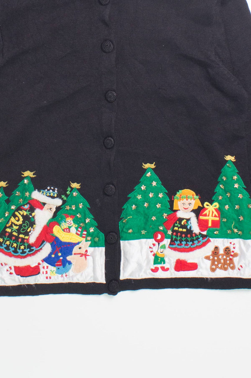 Black Ugly Christmas Cardigan 58484