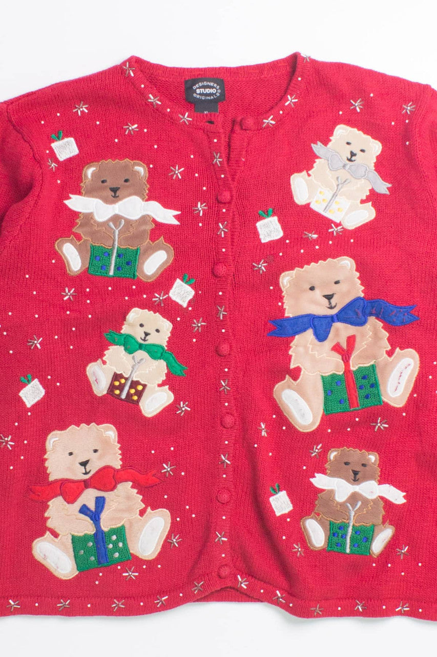 Red Ugly Christmas Cardigan 58489