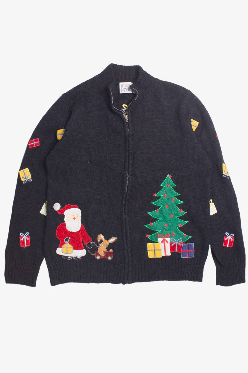 Black Ugly Christmas Cardigan 58491