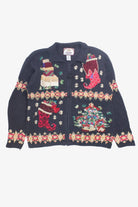 Black Ugly Christmas Cardigan 58500