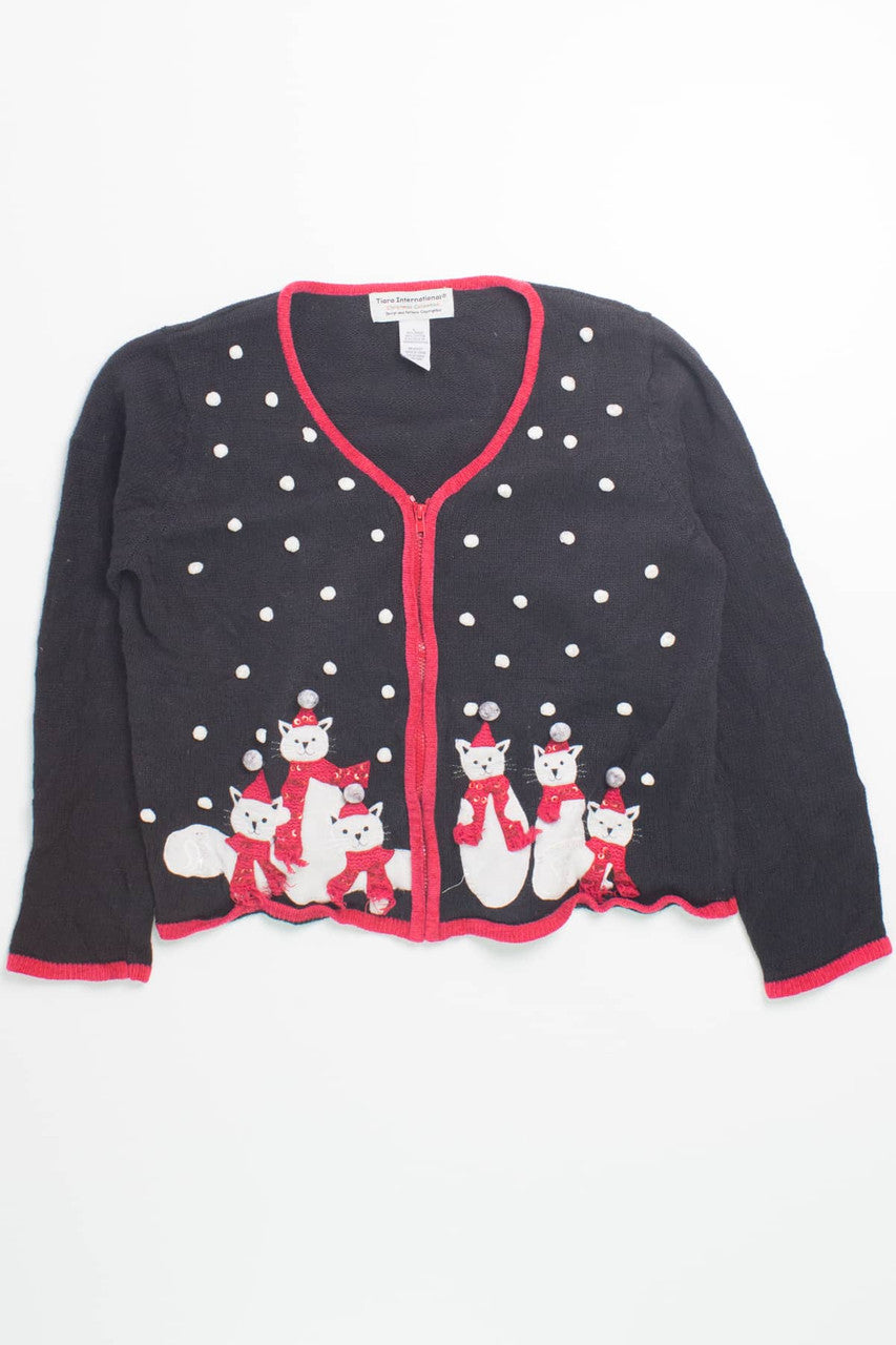 Black Ugly Christmas Cardigan 58504
