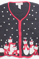 Black Ugly Christmas Cardigan 58504