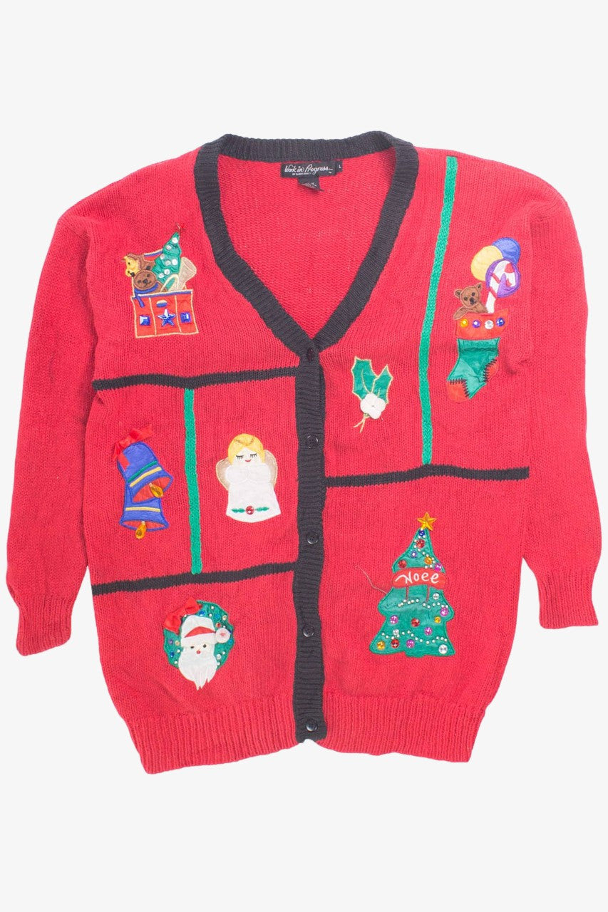Red Ugly Christmas Cardigan 58520