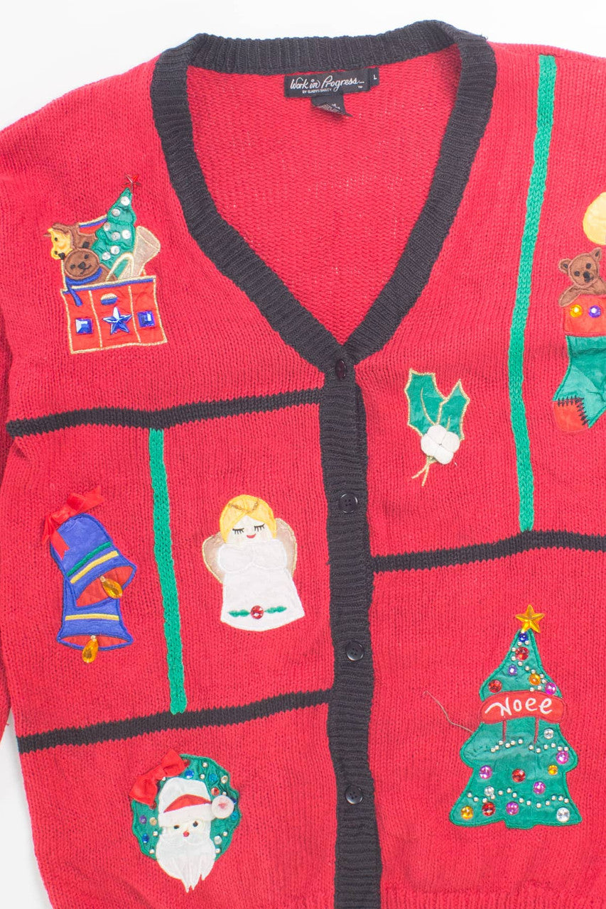 Red Ugly Christmas Cardigan 58520