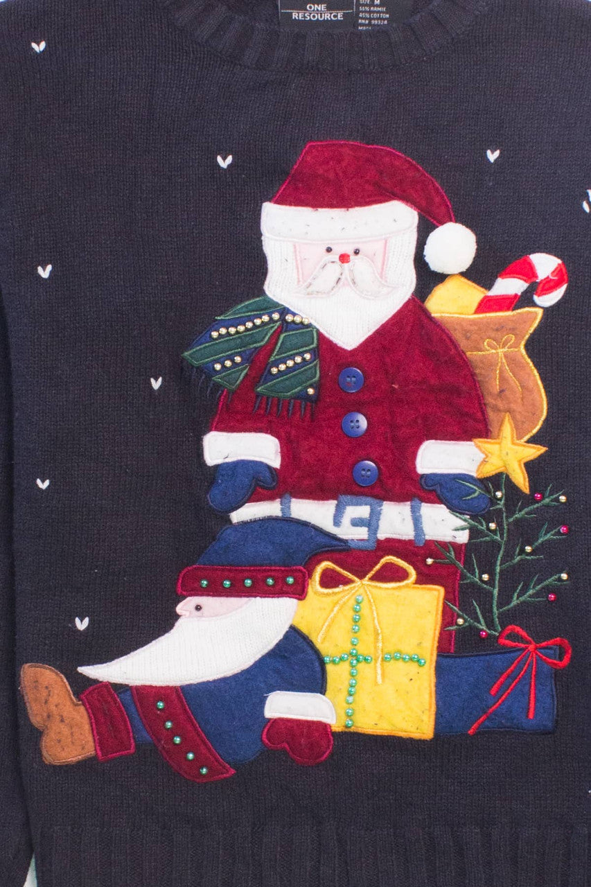 Black Ugly Christmas Pullover 58527