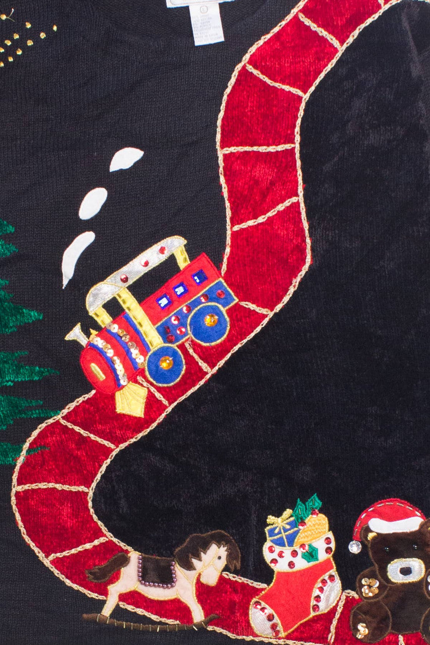 Black Ugly Christmas Pullover 58530