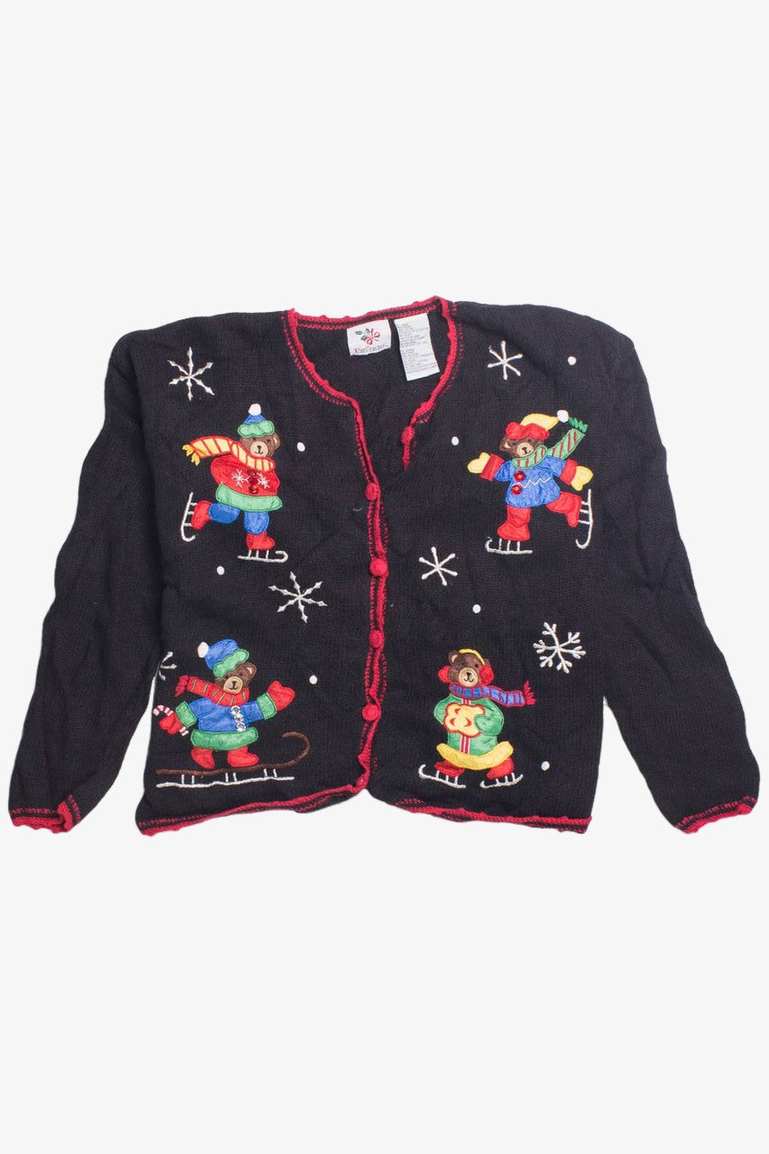 Black Ugly Christmas Cardigan 58550