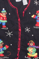 Black Ugly Christmas Cardigan 58550