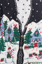 Black Ugly Christmas Cardigan 58551