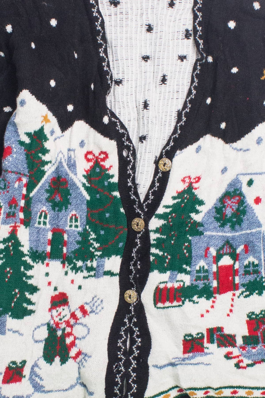 Black Ugly Christmas Cardigan 58551