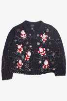 Black Ugly Christmas Cardigan 58559