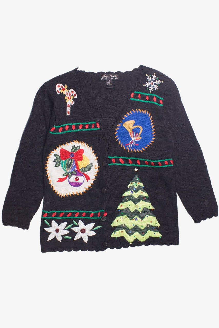 Black Ugly Christmas Cardigan 58574