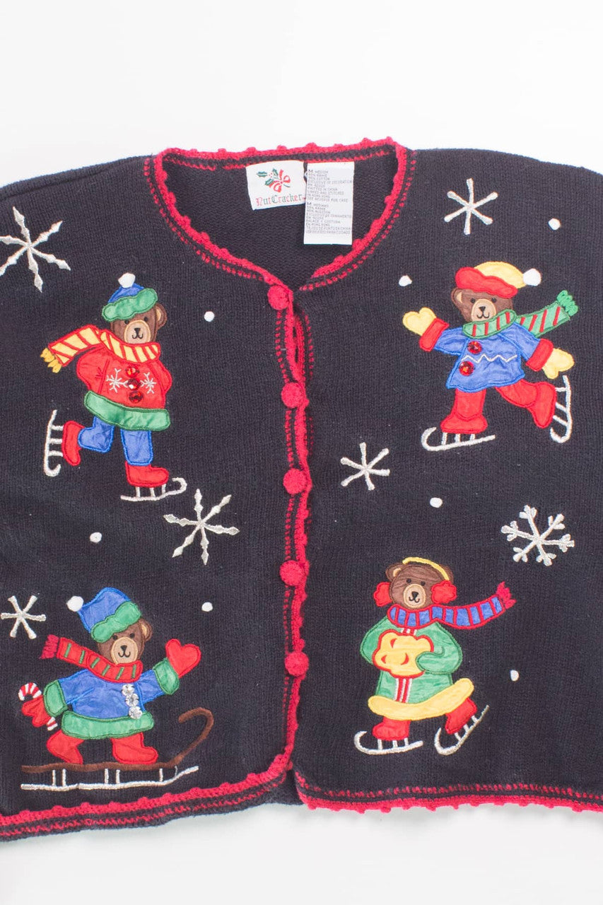 Black Ugly Christmas Cardigan 58594