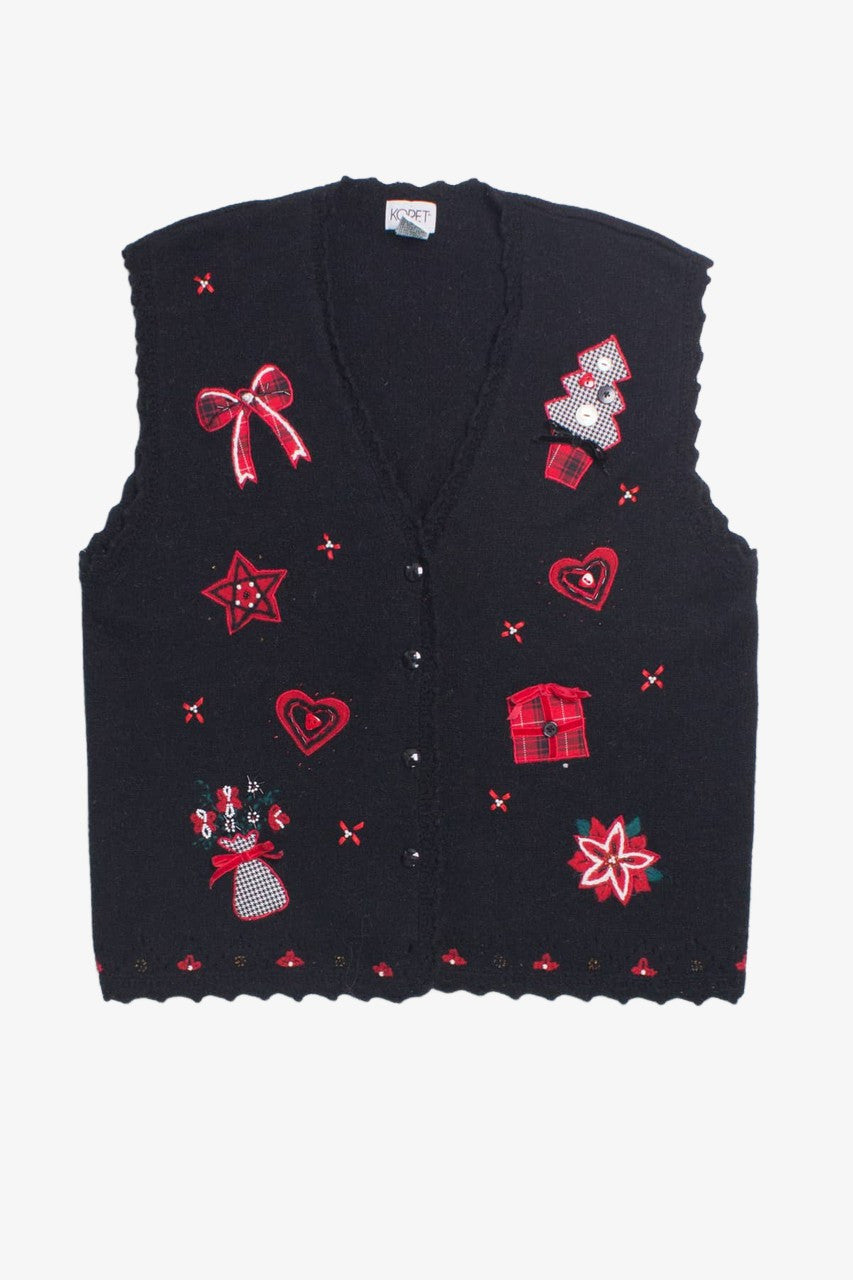 Black Ugly Christmas Vest 58604
