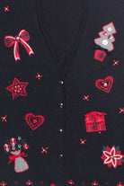 Black Ugly Christmas Vest 58604