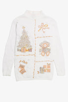 White Ugly Christmas Turtleneck 58609